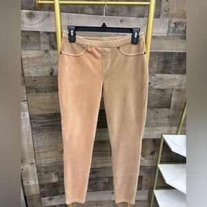 Intro Tan Two Toned Corduroy Leggings Small